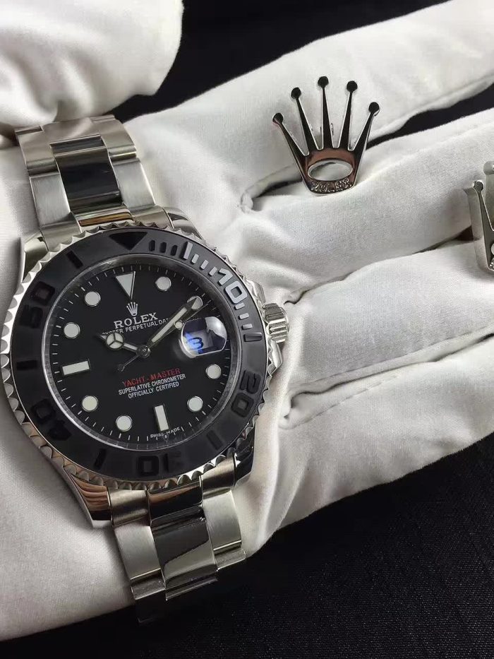 Swiss Replica Rolex Yacht-Master Black | RLX 3