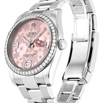 Rolex Datejust Pink Floral Dial 116244
