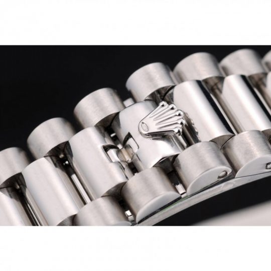Rolex DateJust Polished Stainless Steel Bezel Grey Dial 42000