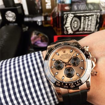 Swiss Replica Rolex Daytona Rose Gold | RLX 23