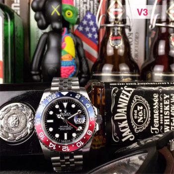 Swiss Replica Rolex GMT-Master II Blue-Black | RLX 17