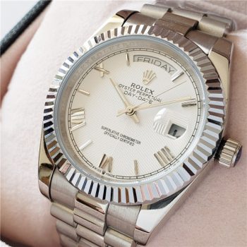 Swiss Replica Rolex Day-Date Silver | RLX 228