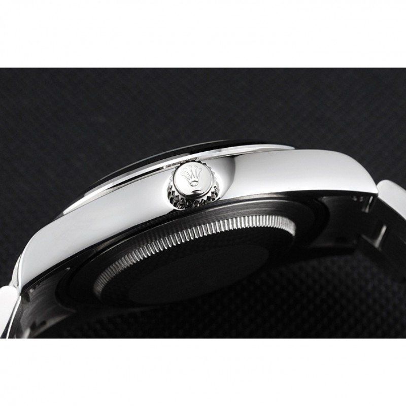 Rolex Milgauss Black Dial Orange Markings Stainless Steel Case And Bracelet