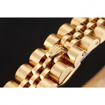 Rolex Lady-Datejust Champagne Dial Diamond Bezel Gold Jubilee Bracelet 1454096