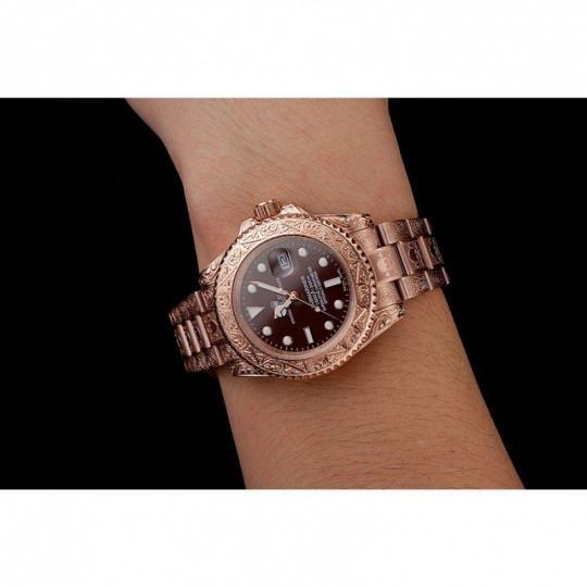 Rolex Submariner Skull Limited Edition Brown Dial Rose Gold Case And Bracelet 1454087