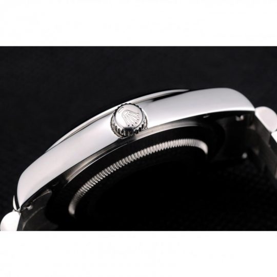 Rolex DateJust Polished Stainless Steel Bezel Grey Dial 42000