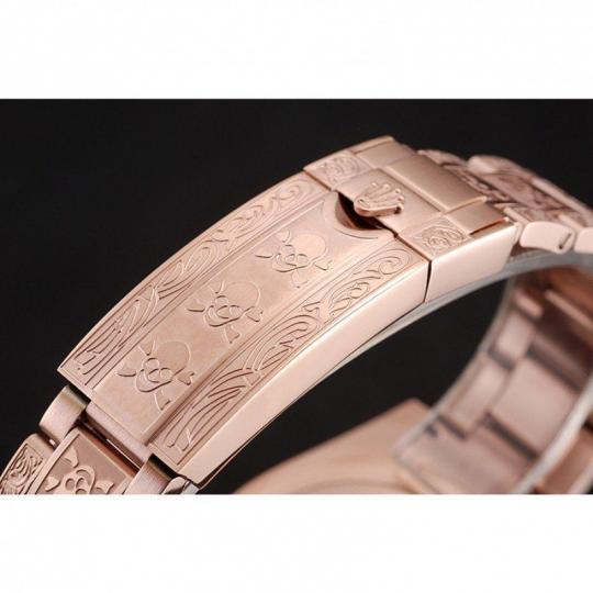 Rolex Submariner Skull Limited Edition Brown Dial Rose Gold Case And Bracelet 1454087