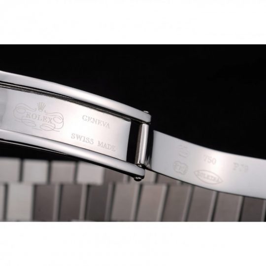 Rolex DateJust Polished Stainless Steel Bezel Grey Dial 42000