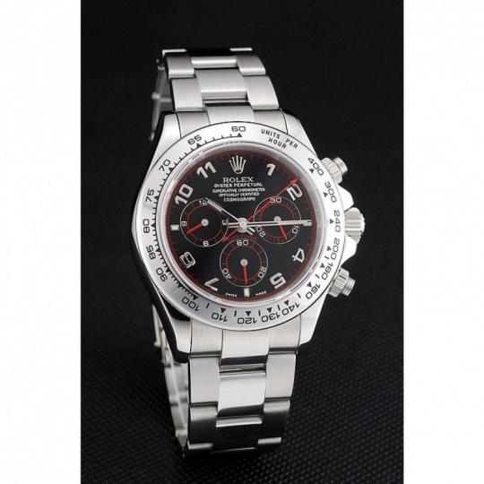 Rolex Daytona Stainless Steel Bracelet Black Dial 80296